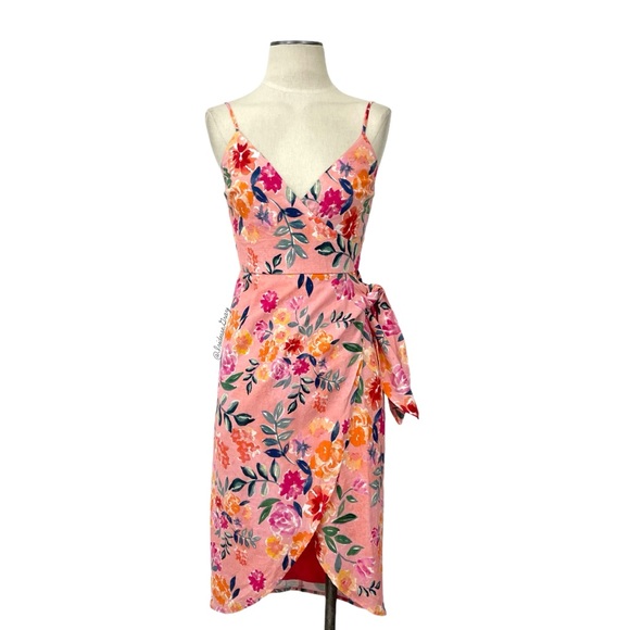 Lovers + Friends Dresses & Skirts - Lovers + Friends- Sunset Floral Orchid Dress XS